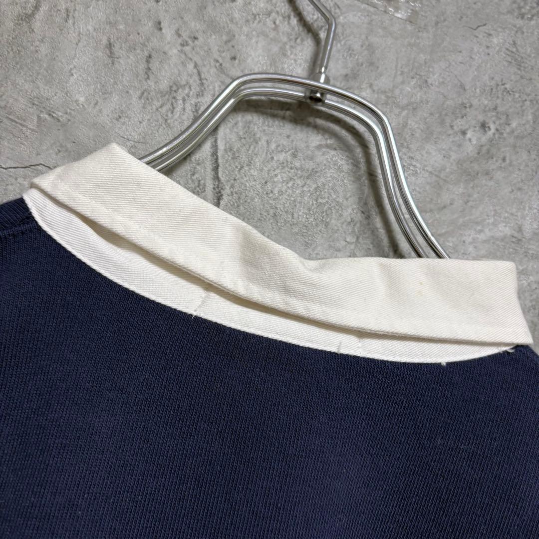 ポロバイラルフローレン　ラガーシャツ　古着　ビンテージ　90s ラグビー　L