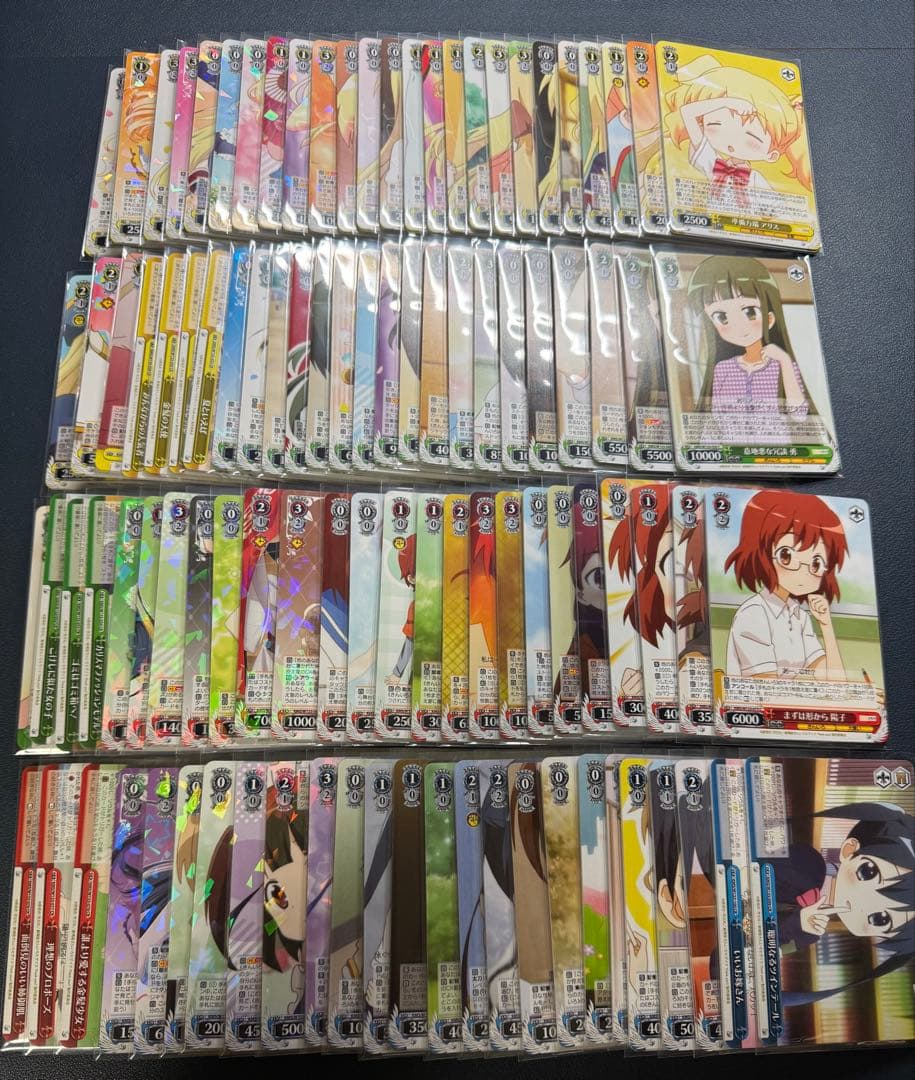 ヴァイスシュヴァルツ　きんいろモザイク　RR以下4コン