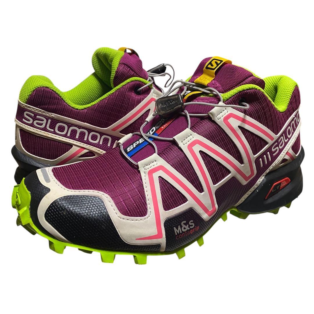 SALOMON サロモン　24cm Speedcross 3﻿ スニーカー 紫色
