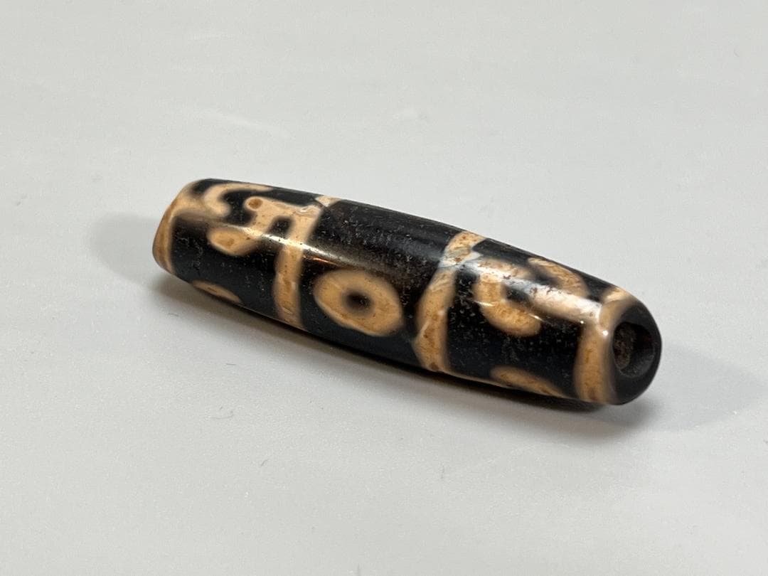 チベット天珠石 三眼天珠 美品　天然石　鉱物　風水　開運