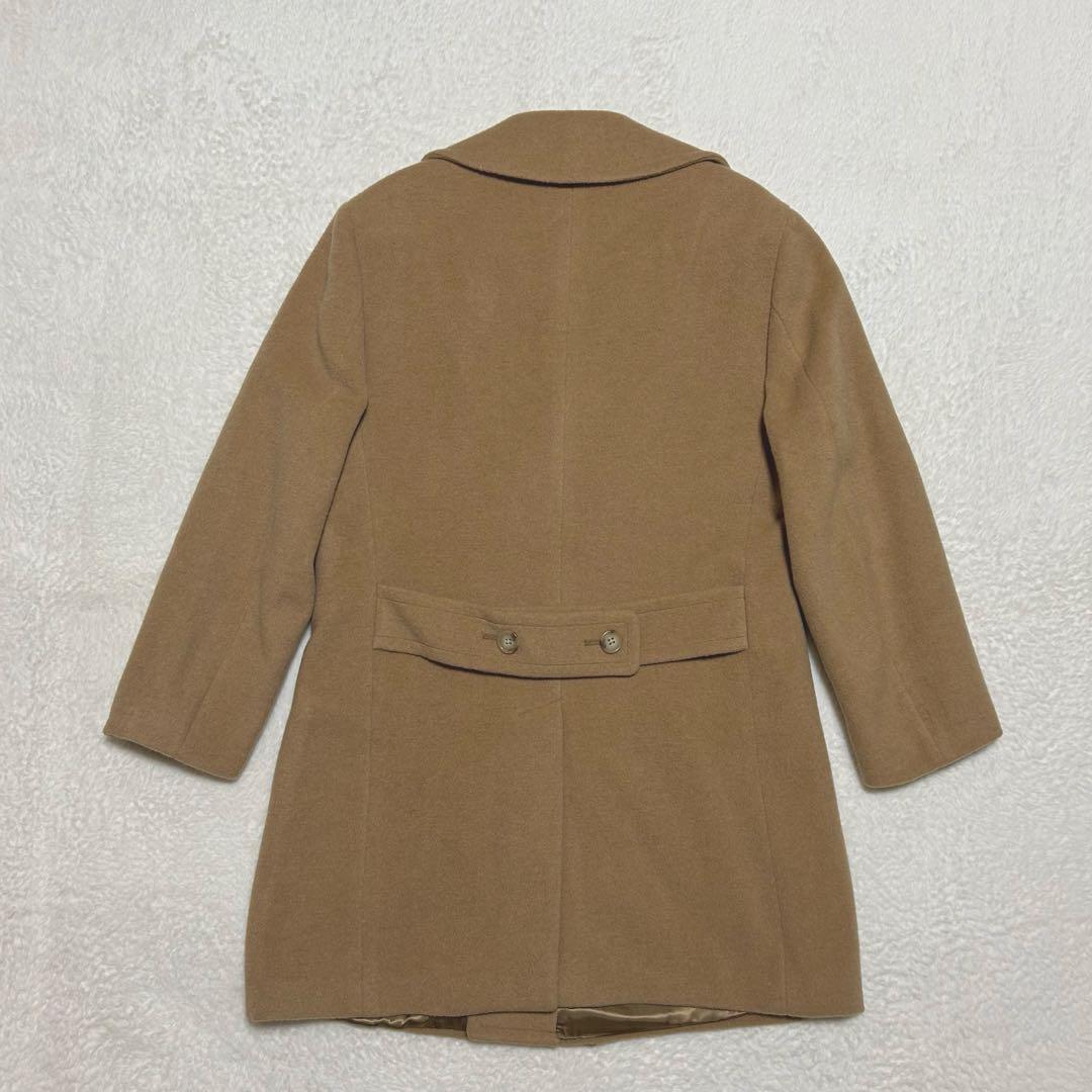 イタリア製 ポロバイラルフローレン キャメルヘア ダブルブレスト コート 52