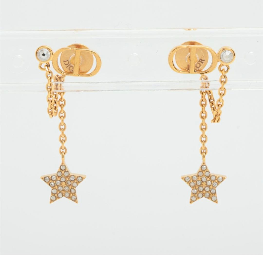 dior CDロゴスターチャームピアス(両耳用)