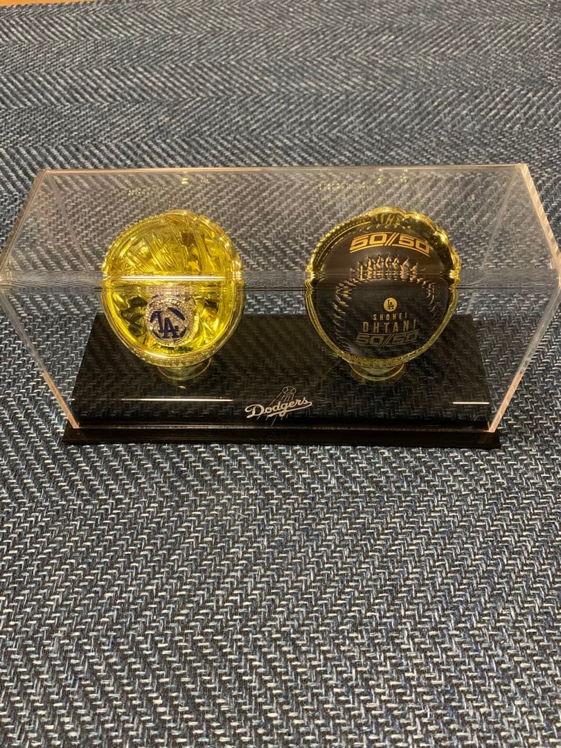 大谷翔平 50/50 記念　サインボールケース　チャンピオンリング MLB 新品