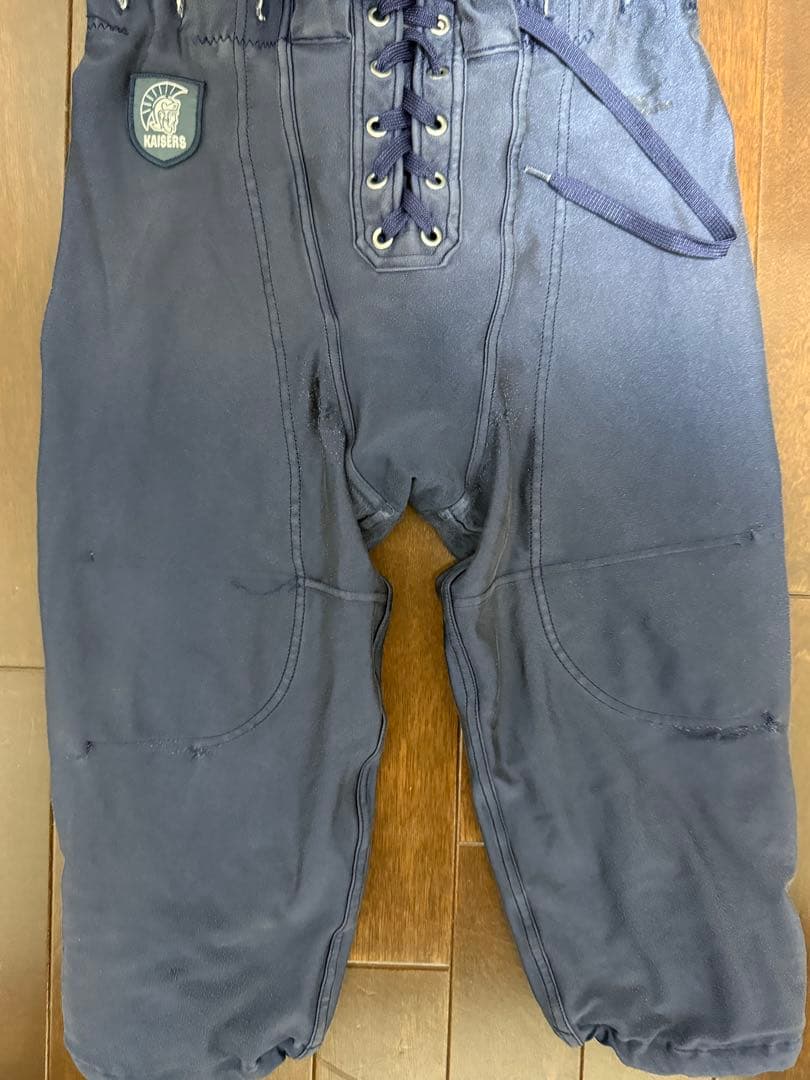 希少 関大 アメフト カイザーズ KAISERSフッパン ネイビー　サイズL
