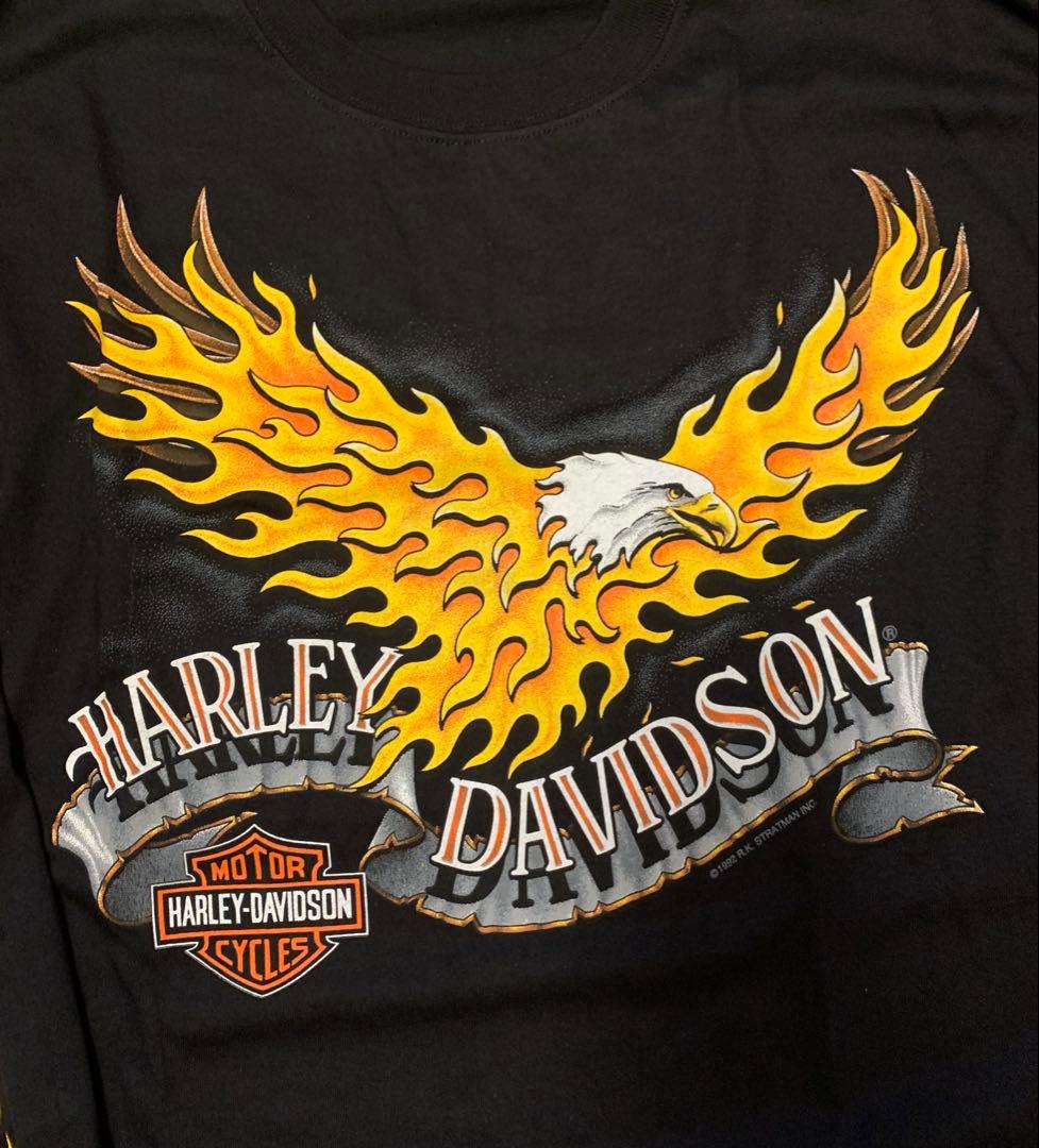 HARLEY DAVIDSON \"FIRE EAGLE\" ロンT XL レア新品