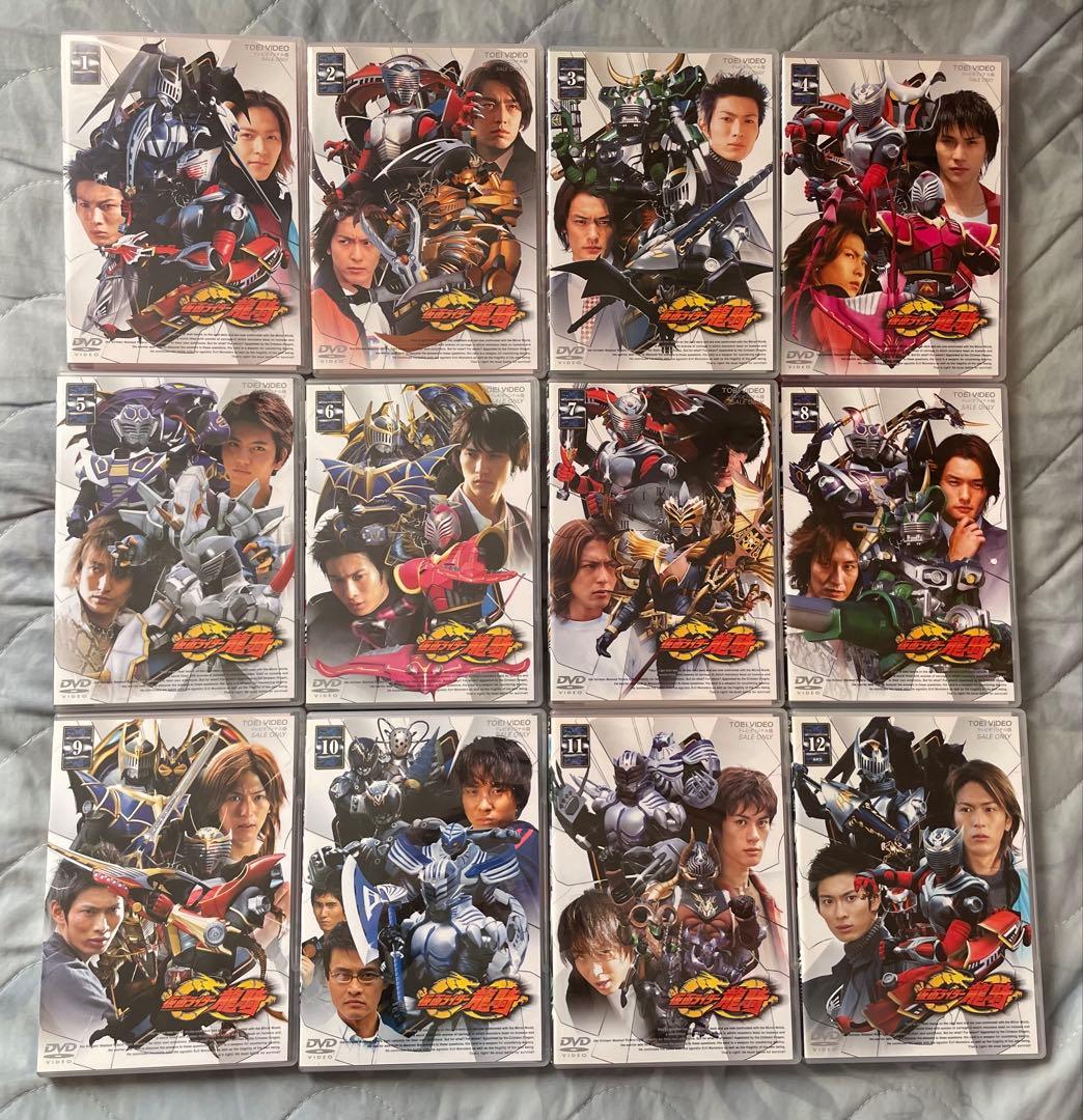仮面ライダー龍騎 全12巻 DVD セット セル版 美品