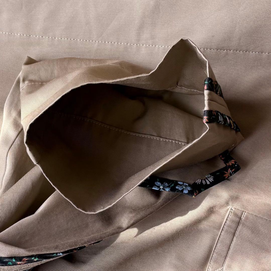 ヴィヴィアンウエストウッド Aライン トレンチコート ロングコート 花柄 紐付き