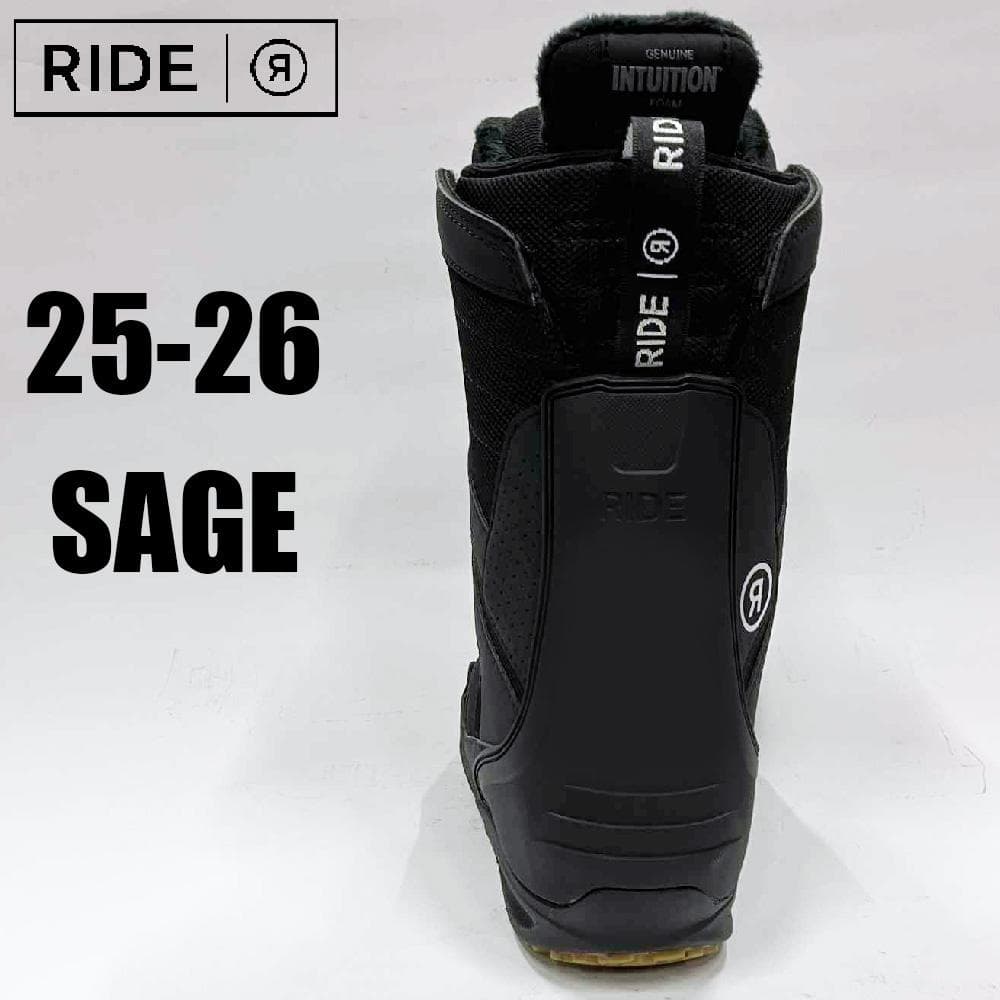 【新品】25-26 RIDE SAGE 23.0cm 女性用スノーボードブーツ