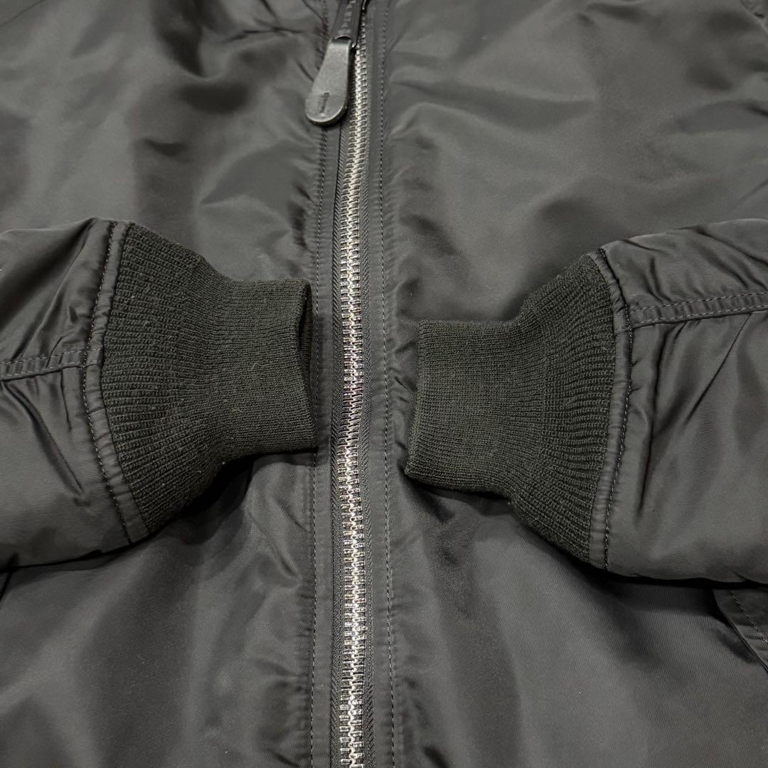 1789　アルファインダストリーズ　MA-1フライトジャケット　S　黒