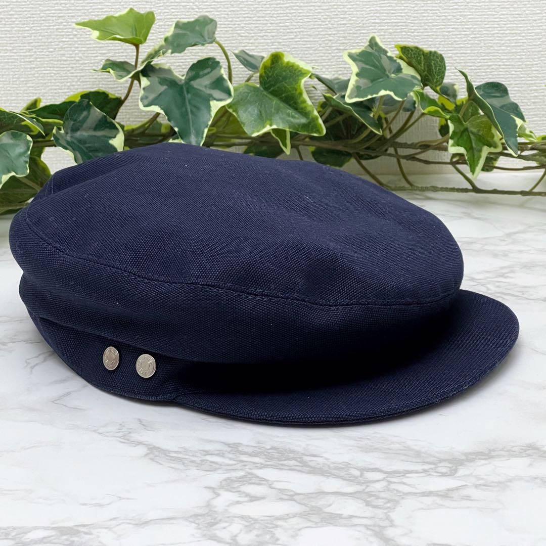 エルメス キャスケット セリエ 帽子 ネイビー HERMES