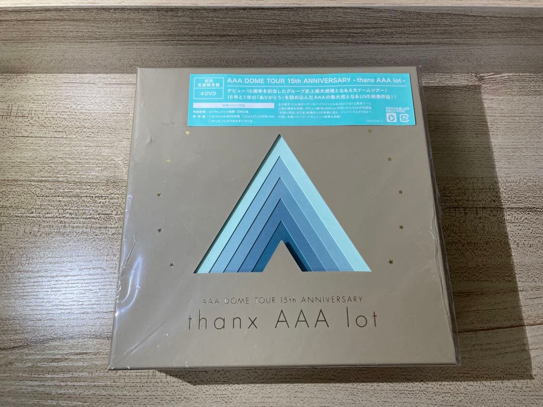 ミュージック AAA DOME TOUR 15TH thanx AAA lot DVD
