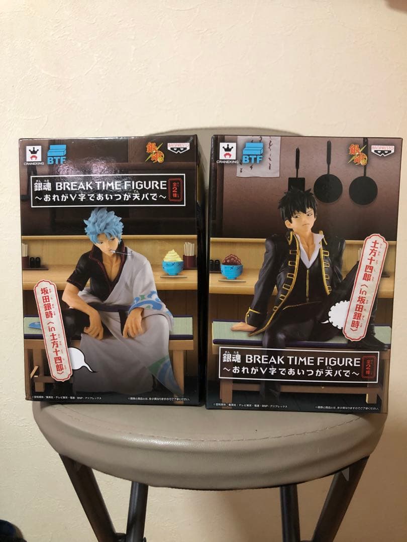 銀魂　坂田銀時 土方十四郎2体セット BREAK TIME FIGURE