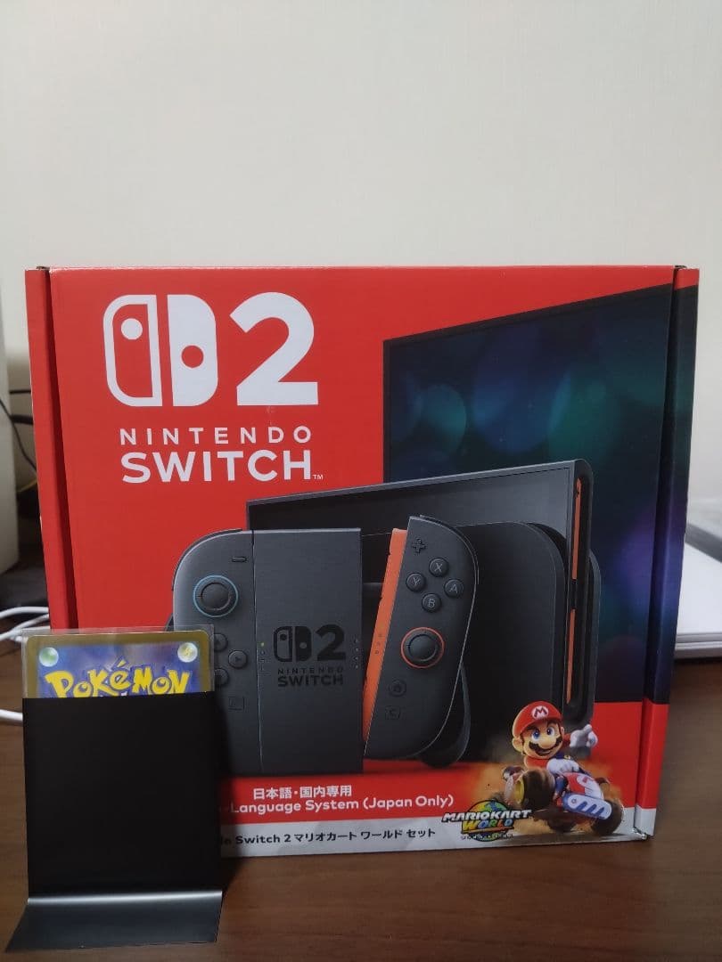 Nintendo switch2 マリオカート同梱　ポケカ付