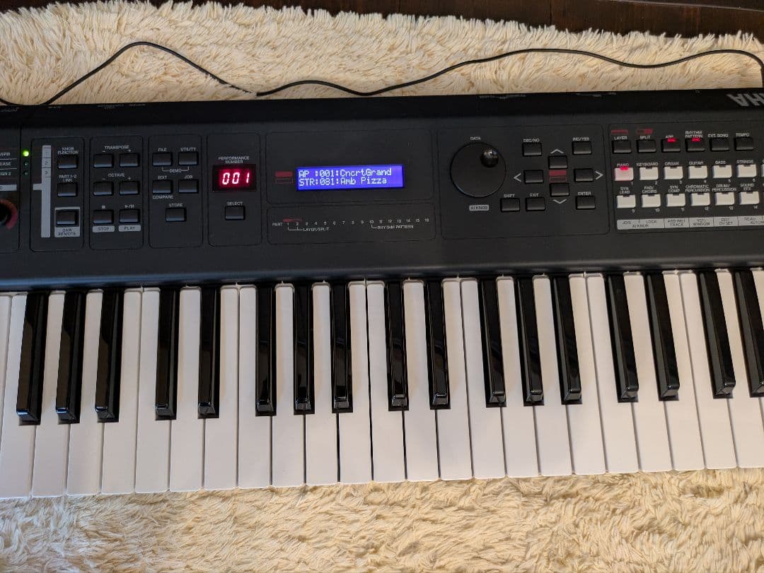 極美品★YAMAHA MX49 シンセサイザー　ソフトケース・アダプタ・説明書