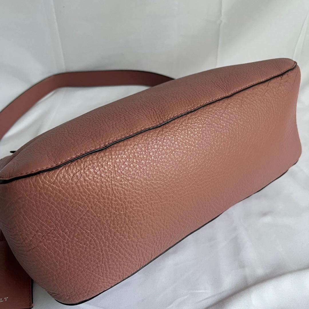 未使用級✨　BALLY ショルダーバッグ　ストライプ　2way レザー