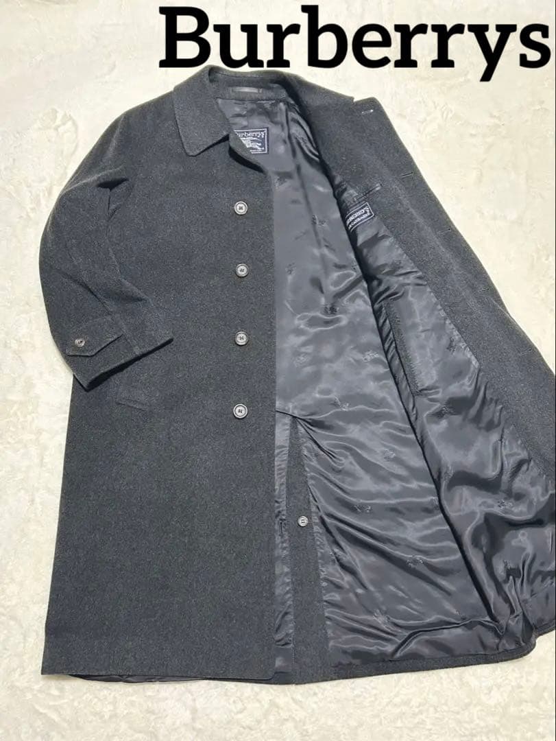 【90's 希少】Burberrys カシミヤ ステンカラーコート
