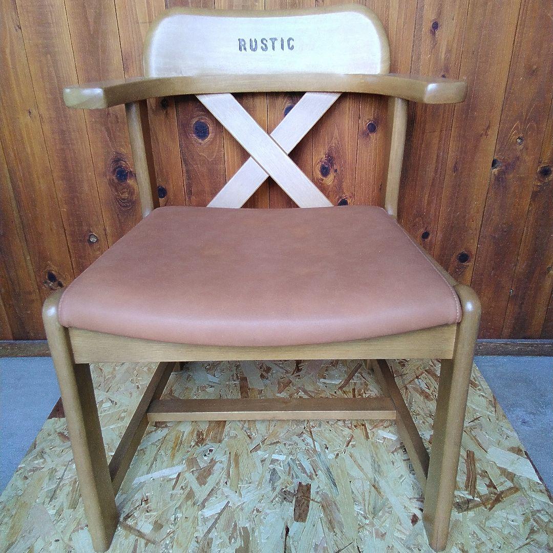 カリモクダイニングチェア　RUSTIC　ルスティック　一脚　レトロヴィンテージ④