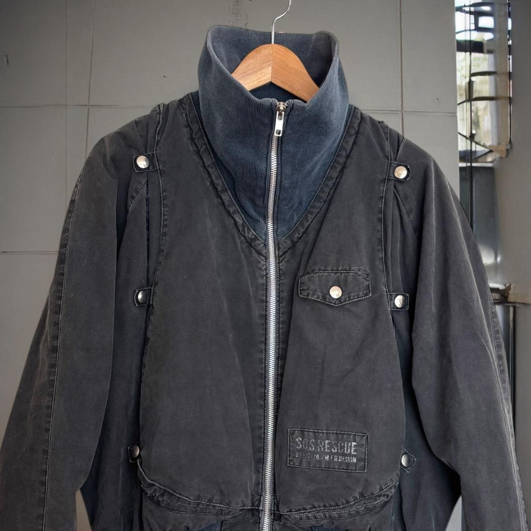 90s【MARITHE FRANÇOIS GIRBAUD】ショート変形ジャケット