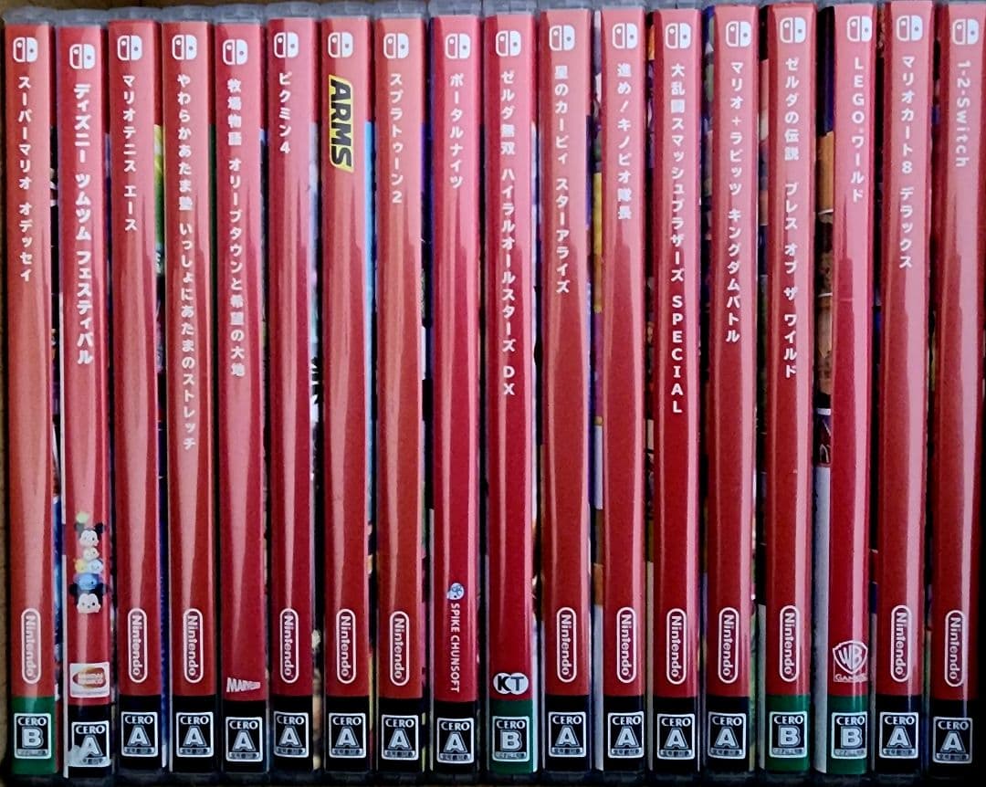 Switchソフト スマッシュブラザーズ等 18本 まとめ売り