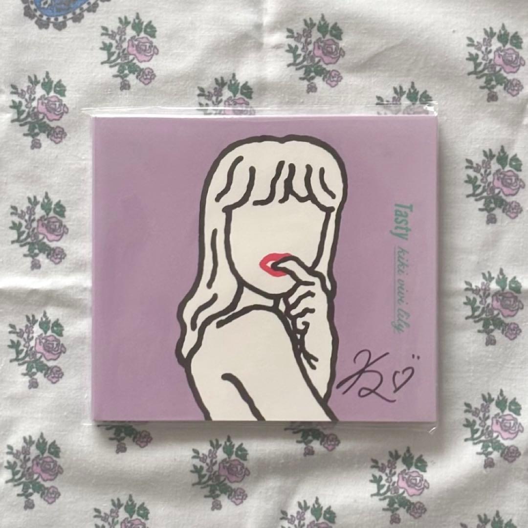 kiki vivi lily『Tasty』 CD 直筆サイン&ステッカー付