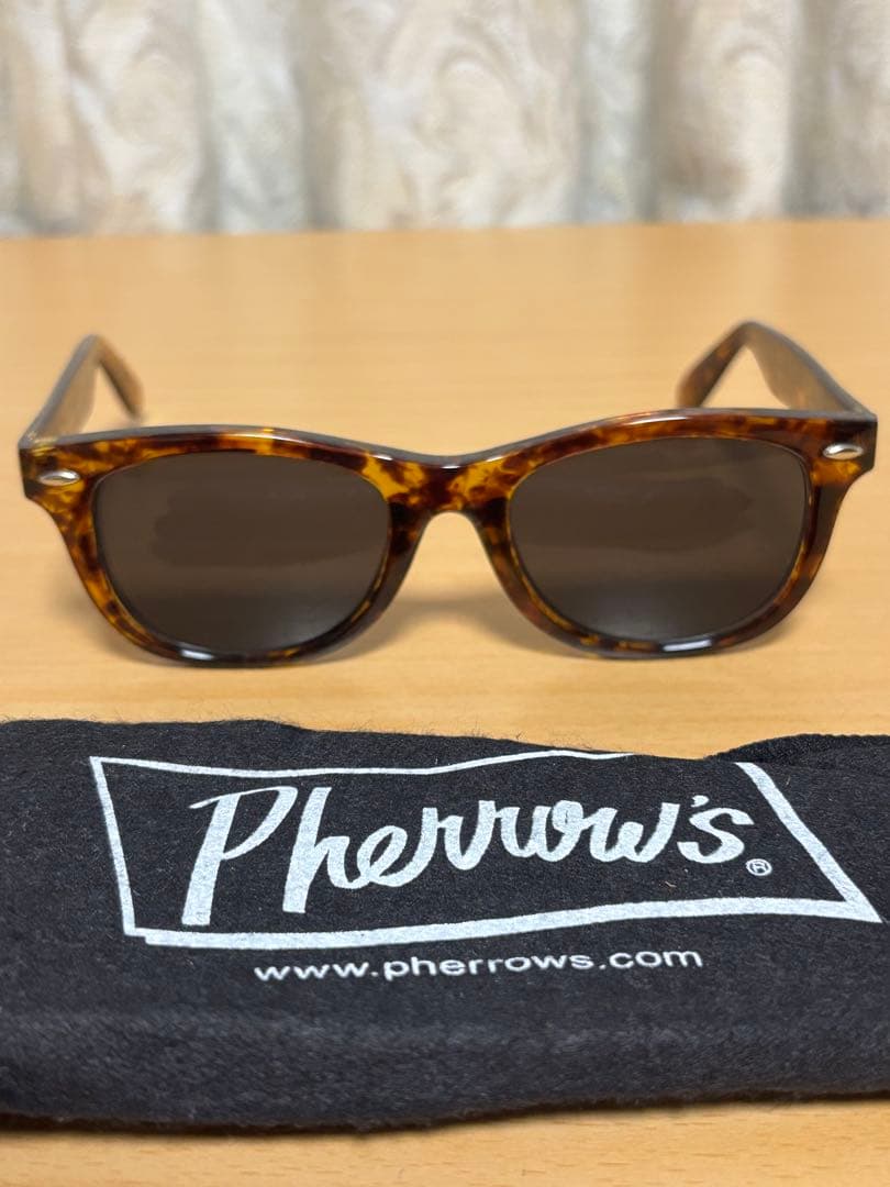 N*d様 Pherrow's べっ甲柄 サングラス　フェローズケース付　日本製