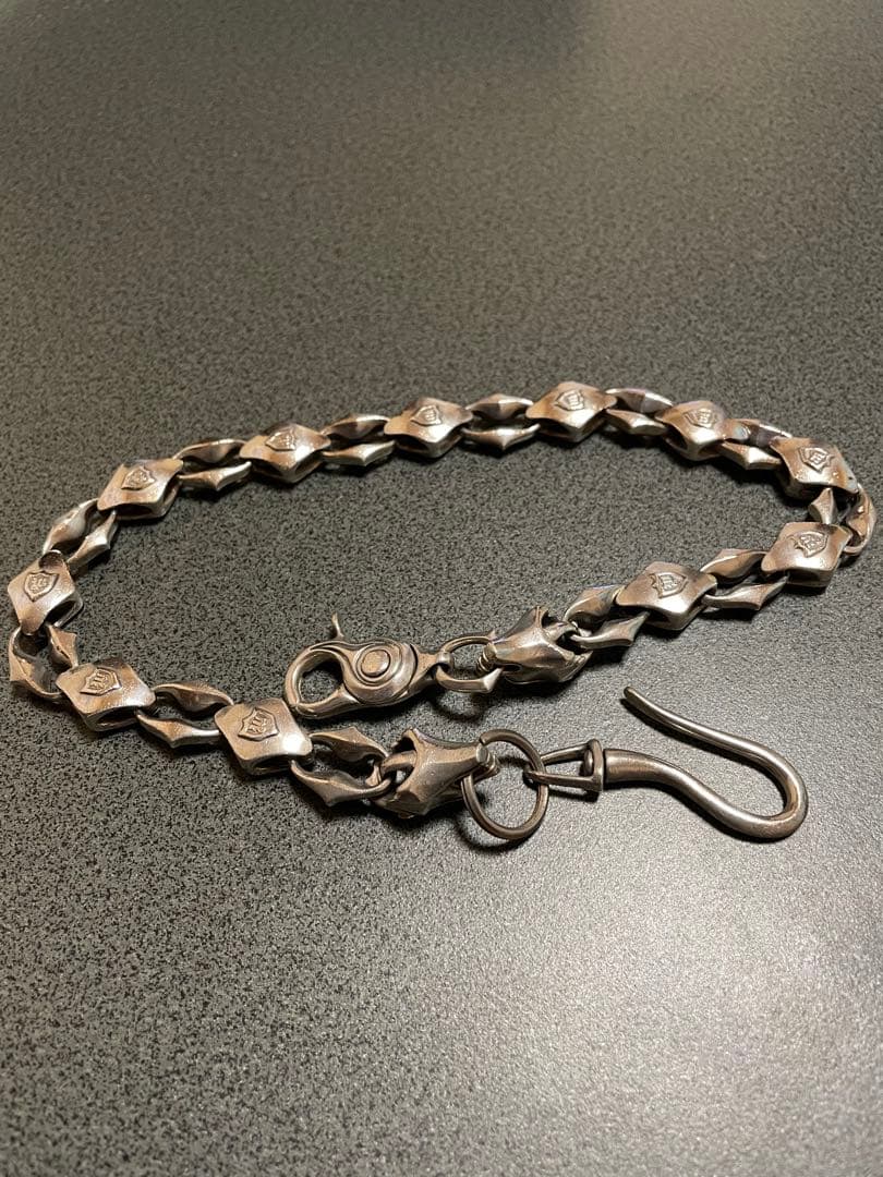 ウルフマンB.R.Sウォーウルフ（流狼毛）ウォレットチェーン 約55cm