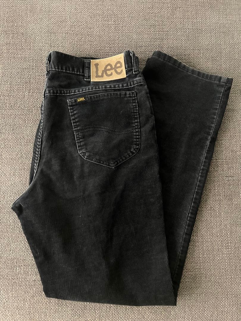 美品80s Lee 200-2801 ブラック コーデュロイ36×32 USA製