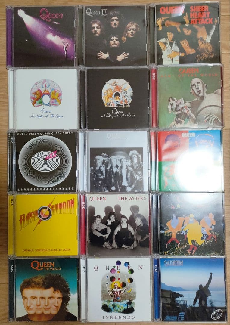 クィーン　オリジナル・アルバム（リミテッド・エディション）１５枚