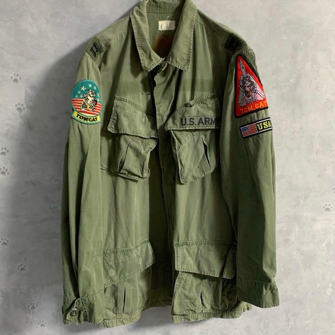 60s U.S. ARMY ジャングルファティーグジャケット USA アメリカ軍