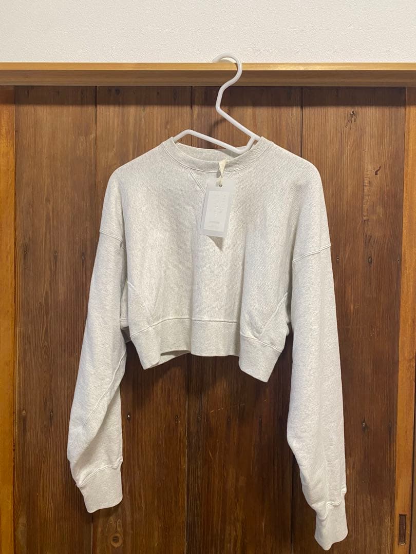 トゥデイフル TODAYFUL スウェットトレーナー 長袖ショート丈 無地