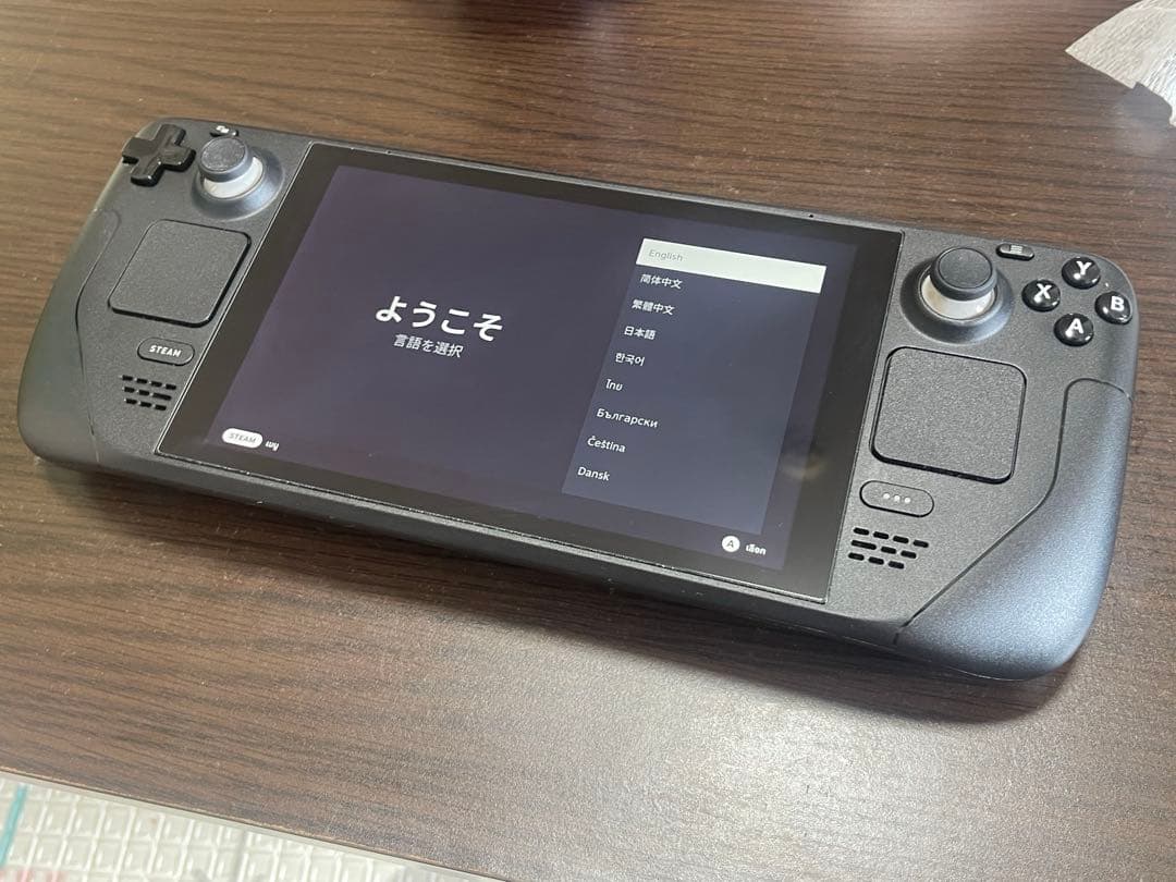 初期steam deck 64gb→1tb換装品