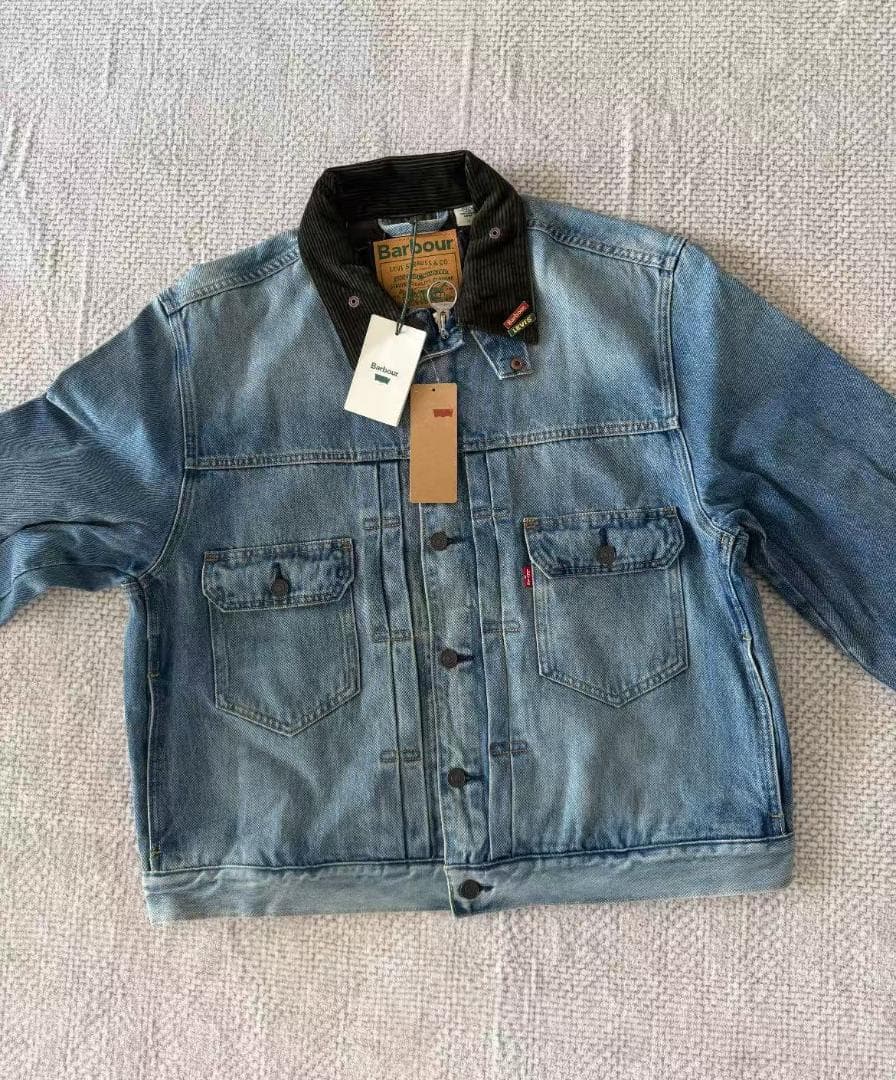 Levi's×Barbour Type2 デニムジャケット コラボ希少 極美品
