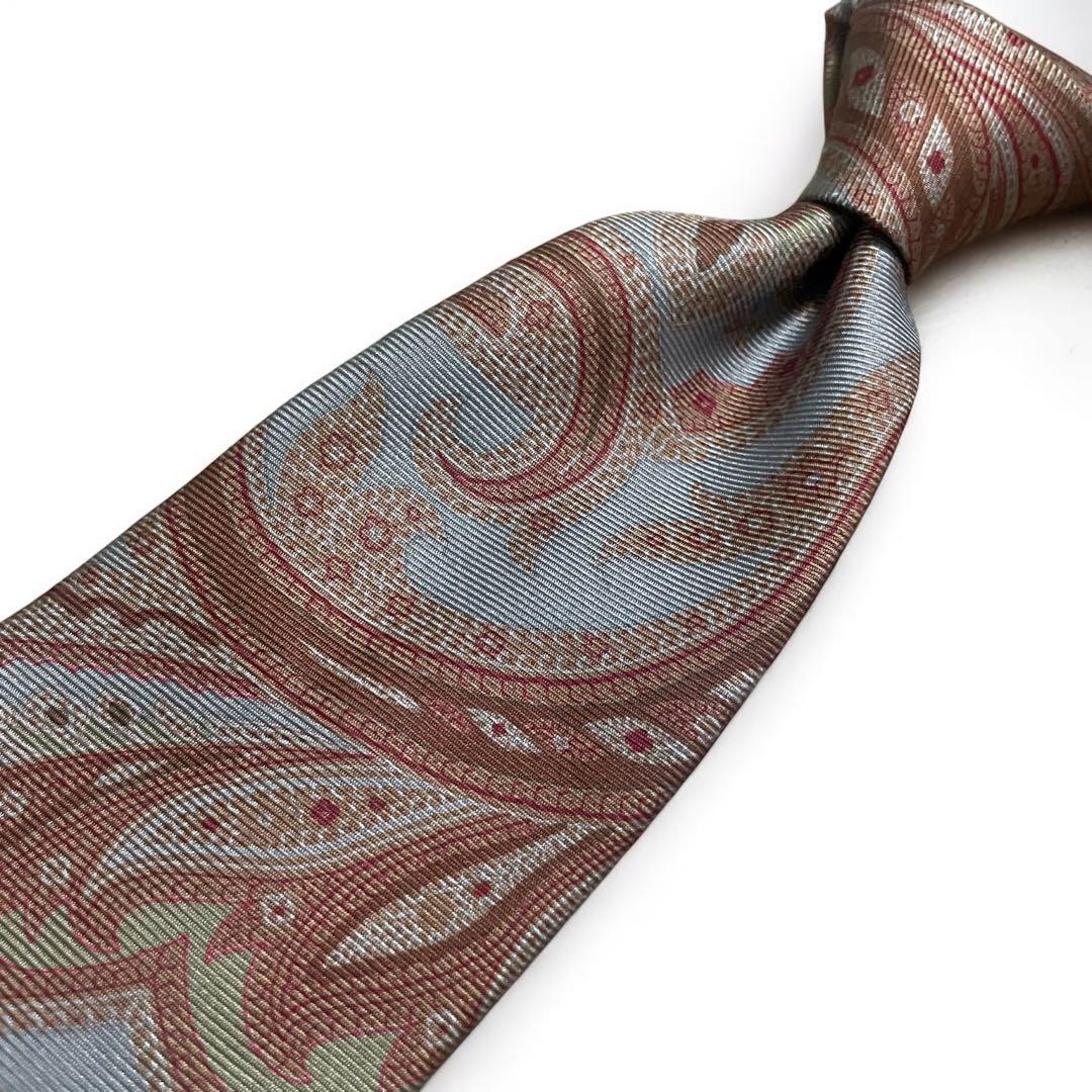 【新品】ETRO Milano エトロ ネクタイ ペイズリー柄 絹100%