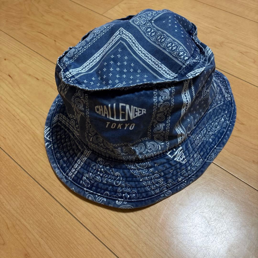 CHALLENGER バンダナ柄 バケットハット