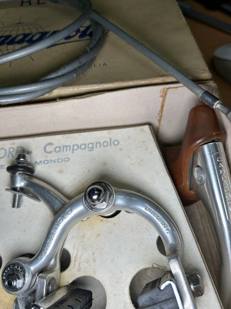 カンパニョーロ レコード ブレーキ セット スプーンクイック　ラージ新品箱入り