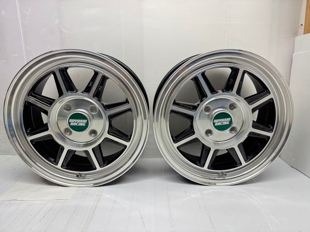 ハヤシ 14インチ 6J PCD100 ET45 2本 ハヤシレーシング