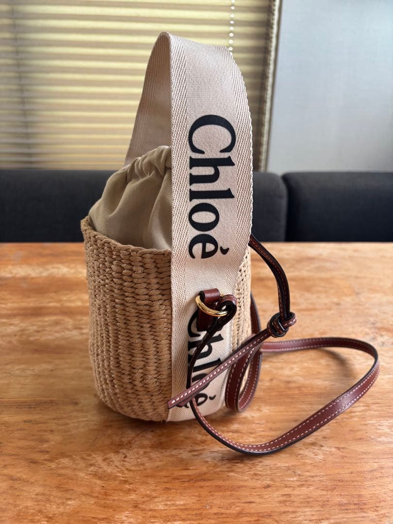 【立春値下げ⭐︎美品】クロエ Chloe Woody かごバッグ