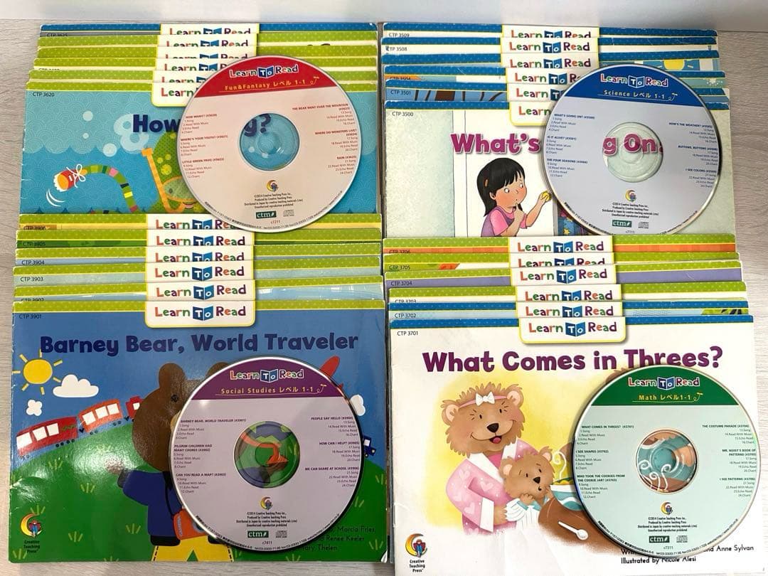 英語教材 CTP Learn To Read 1-1 24冊& CD4枚