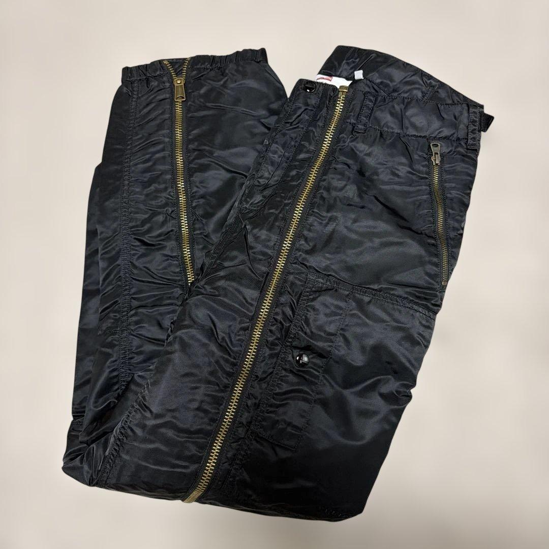 Supreme nylon flight pant black m 訳あり美品