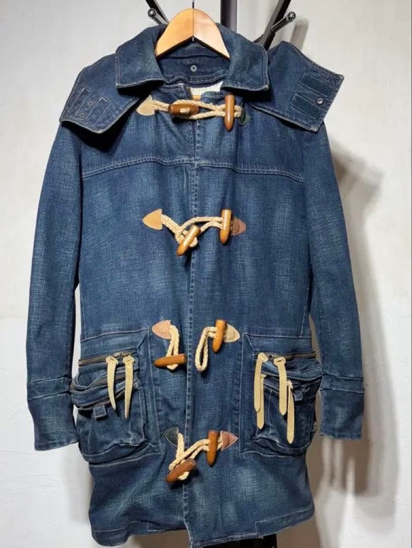 レア 2-tacs porter B印yoshida デニムダッフルコート