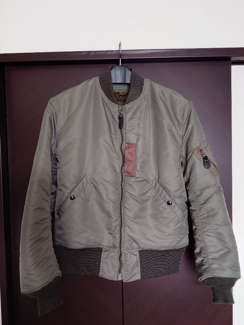 美品【BUZZ RICKSON'S 】初期型MA-1 BR13573 Lサイズ