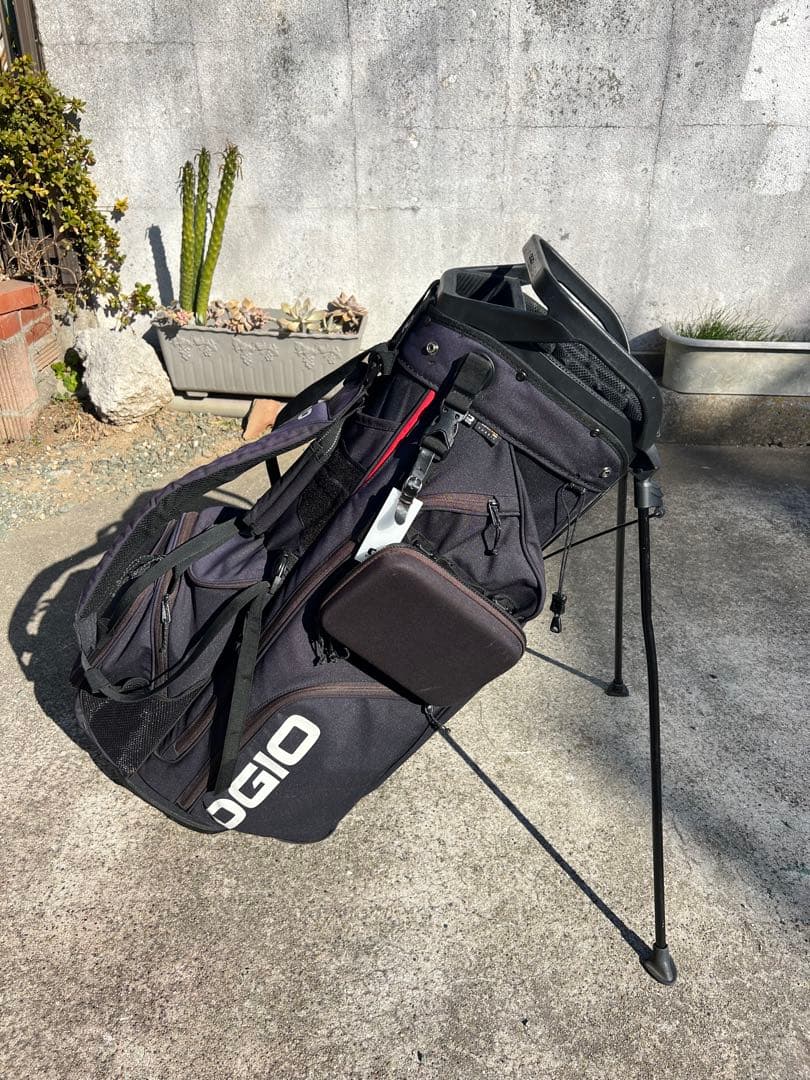 タイムセール 2月5日まで Ogio ブラック キャディバッグ　14分割