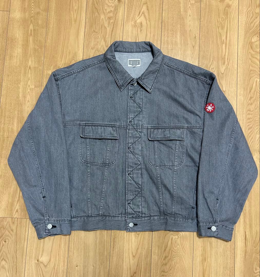 ジャケット・アウター C.E / WASHED BLACK DENIM TRUCKER JACKET