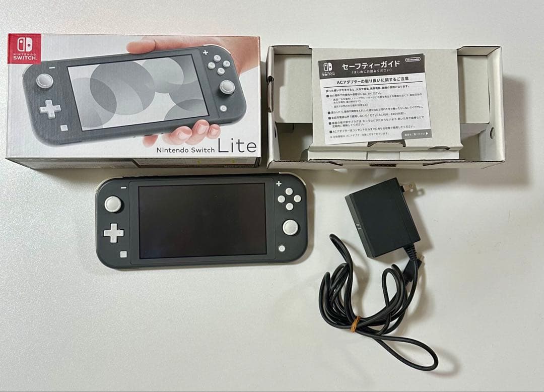 Nintendo Switch Lite グレー 本体　箱付き