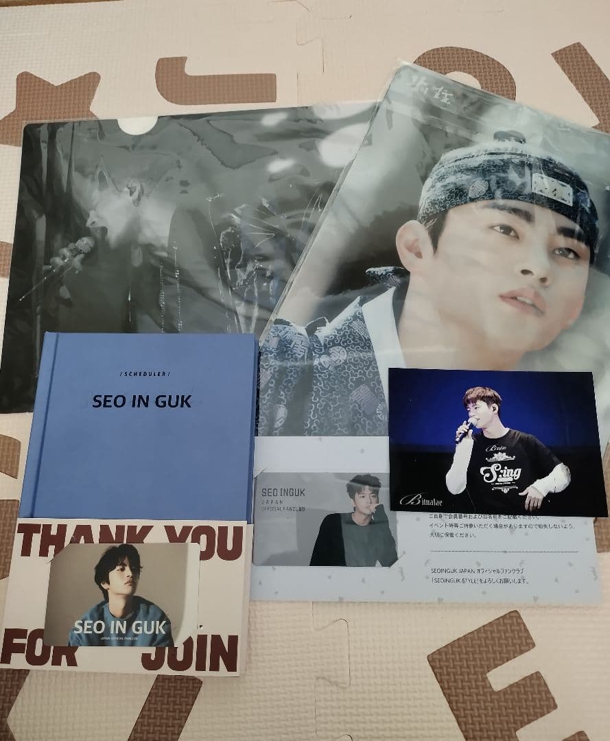 ソ・イングク　ファンクラブ　スケジュール帳　クリアファイル
