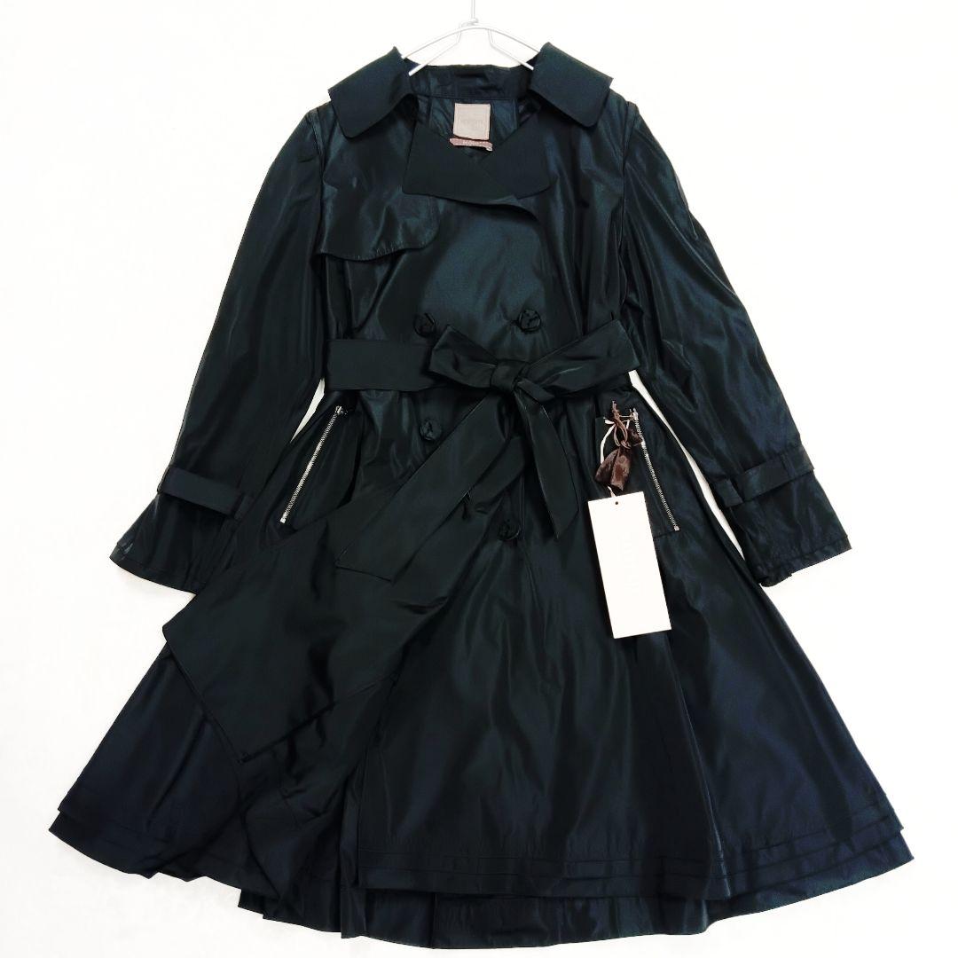 【新品タグ付き】デイジーリン フォクシー Aライントレンチコート 黒 40