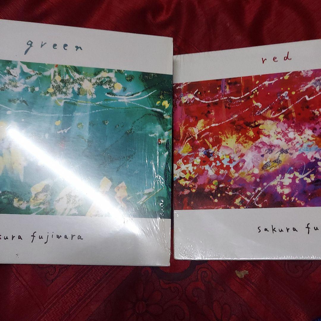 sakura fujiwara green red レコードセット 藤原さくら
