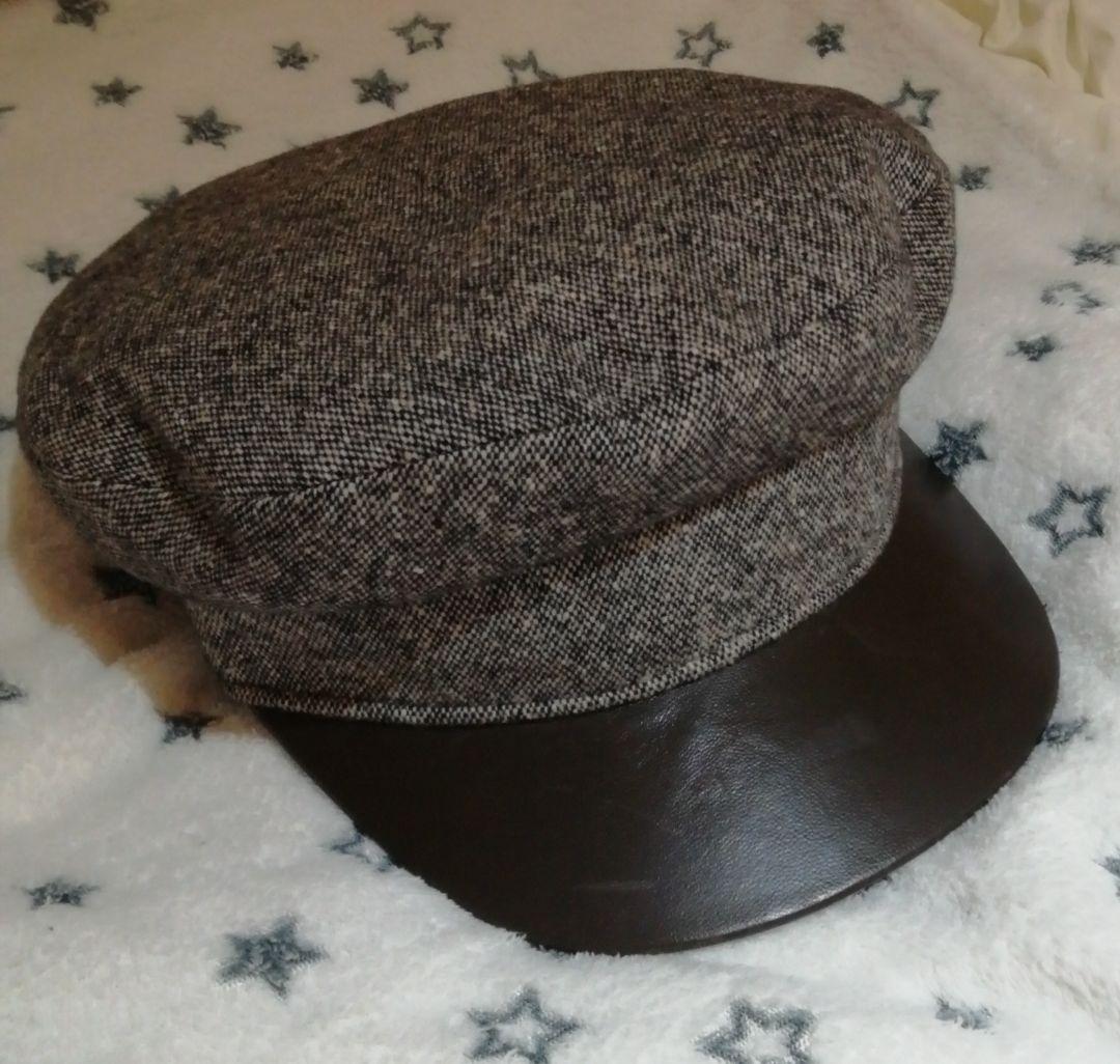 Hermès 本革　キャスケット 57cm　相当カッコいいです