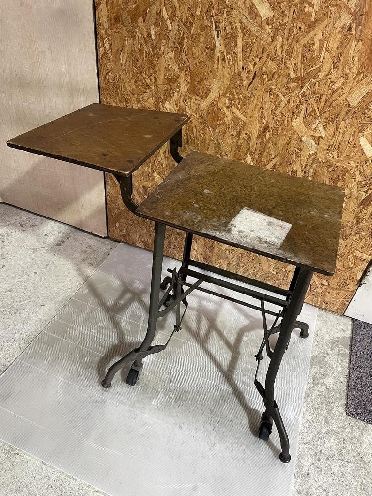 ビンテージ40's　UHL　STEEL　タイプライターデスク