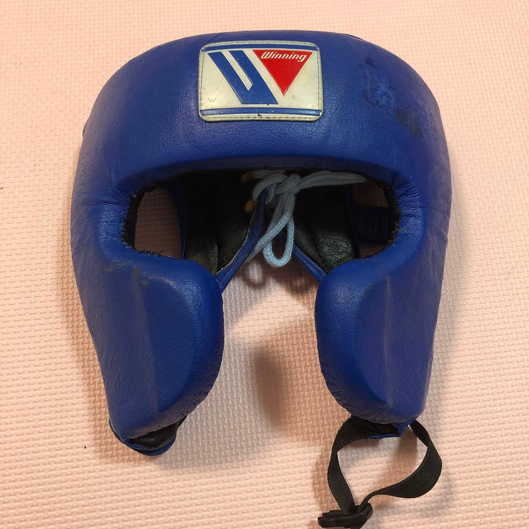 winningヘッドギア　希少な青
